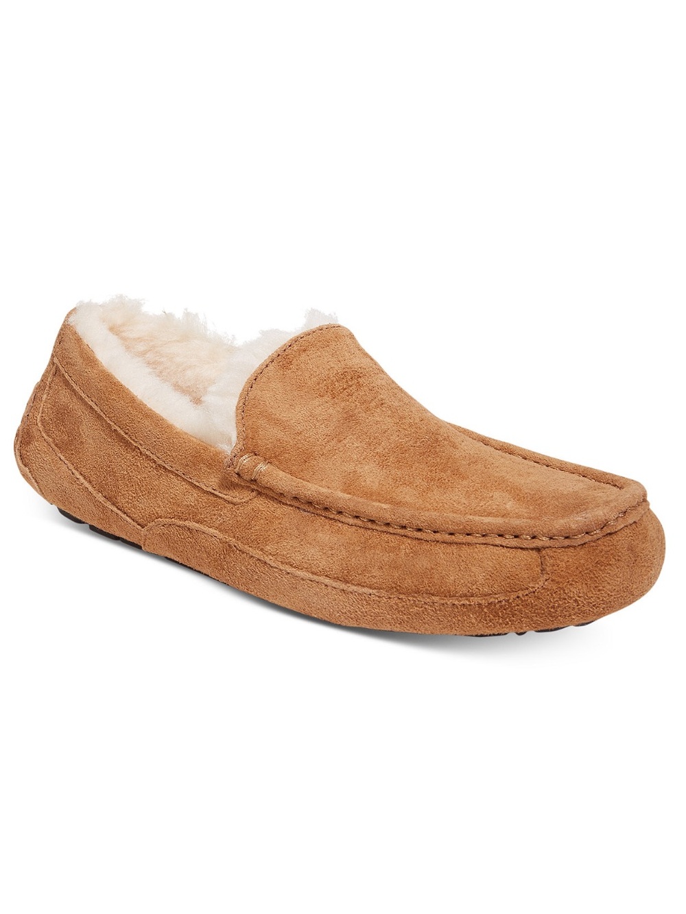 UGG 🐻🟫 Men's Cozy Suede Moccasin Slippers in Chestnut NIB